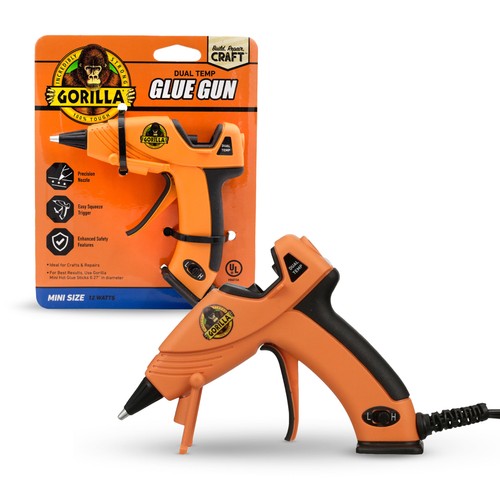 Gorilla hot glue - glue, dual