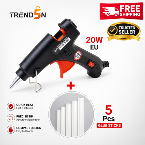 Hot melt glue gun with - hot,