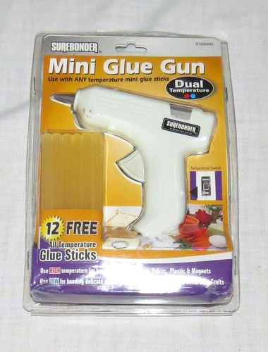 Surebonder mini glue gun - glue, with