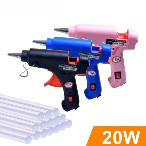Hot melt glue gun with - hot,