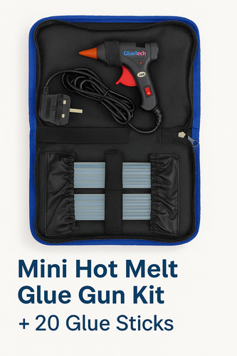Mini hot melt glue - hot, kit