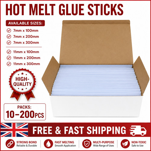 Hot melt glue - sticks, 7mm