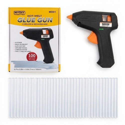 Portable hot glue gun kit - portable,